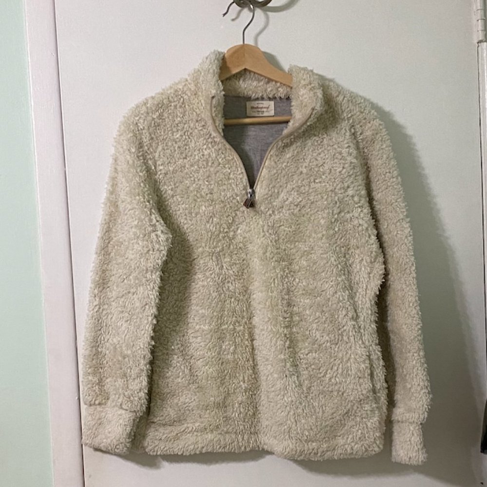 off White Fluffy Sweater